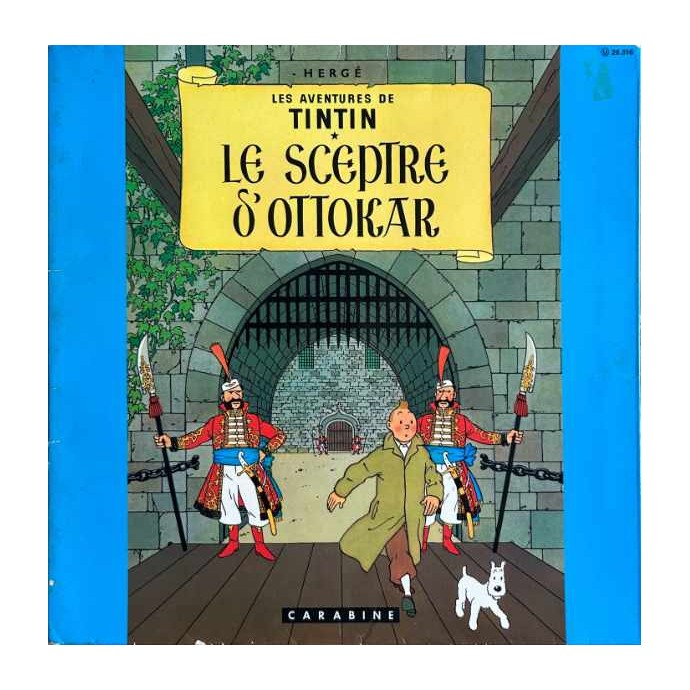 Tintin - Le sceptre d'Ottokar - Disque vinyle 33 tours - 1977 - Carabine - 1