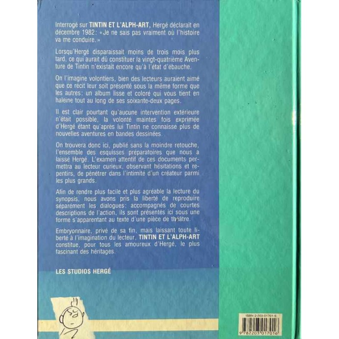Tintin et l'Alph-Art - EO 1986 - 2
