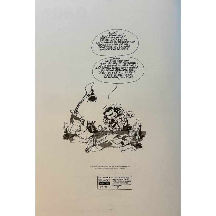 Spirou et Fantasio - Le Faiseur d'or - TL 2016 + ex-libris + sérigraphies + album storyboard - BlackandWhite - 6