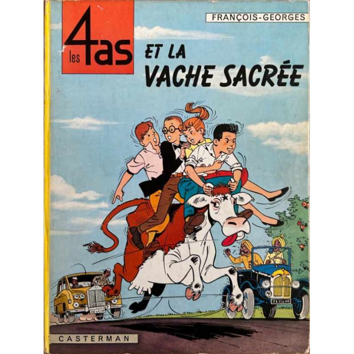 Les 4 as et la vache sacrée - n°3 - EO 1964 - 1