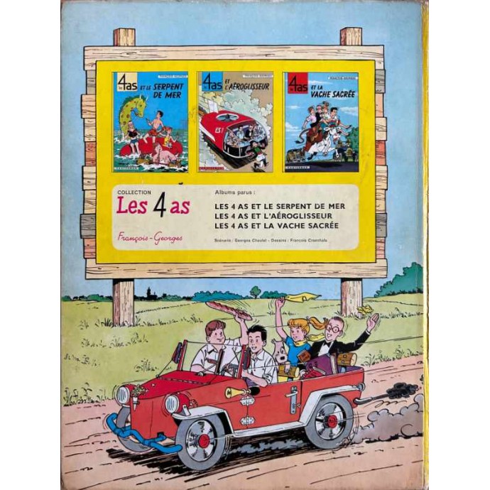 Les 4 as et la vache sacrée - n°3 - EO 1964 - 2