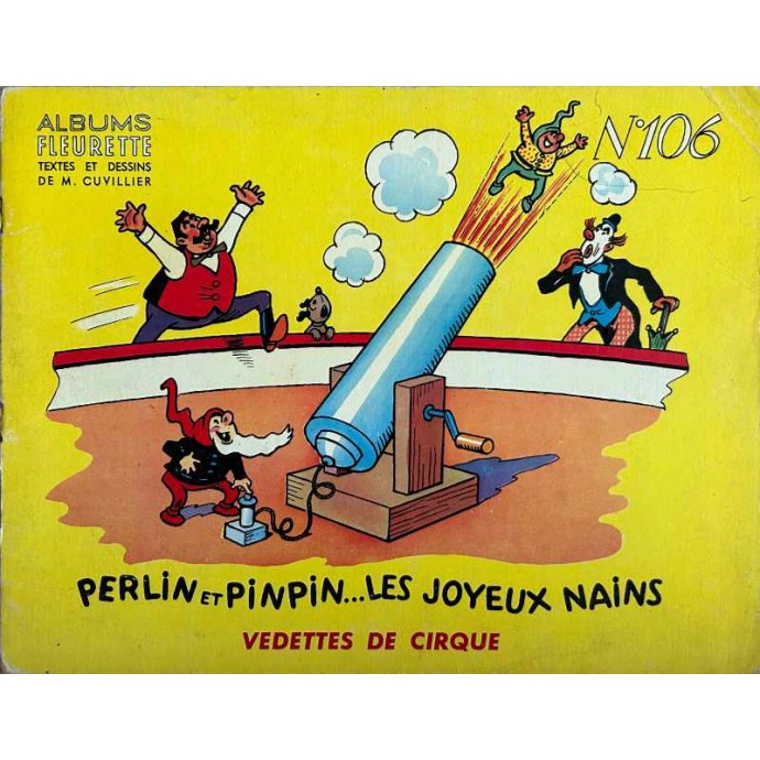 Perlin et Pinpin...Les joyeux nains - Vedettes de cirque - n°106  - EO 1956 - 1
