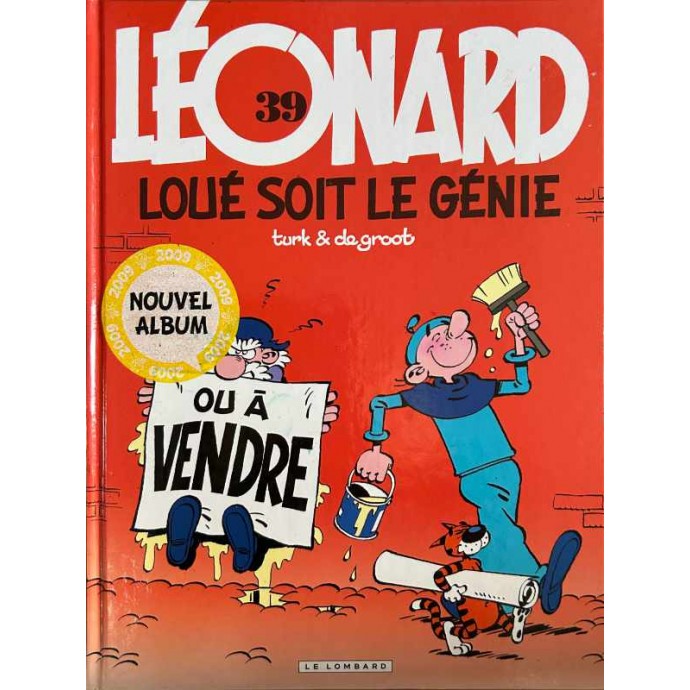 Léonard - Loué soit le génie - EO 2009 + Dédicace Turk - 1