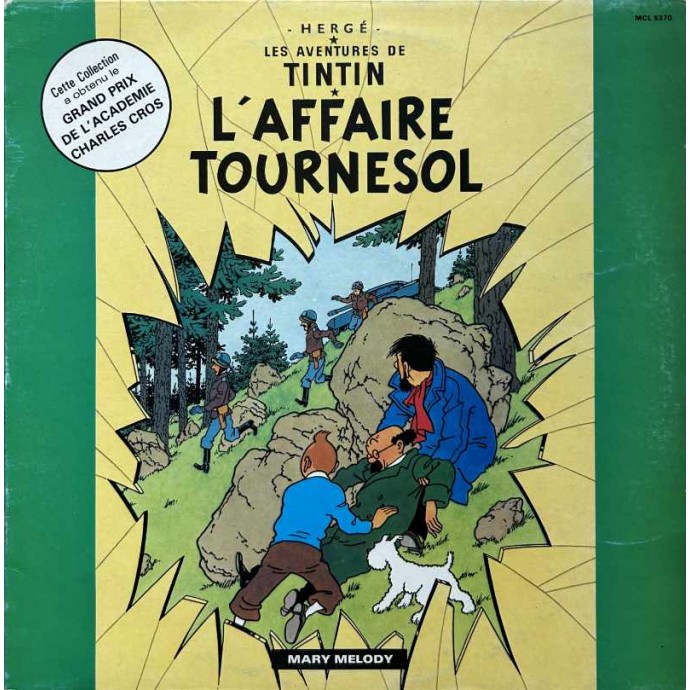 Tintin - L'affaire Tournesol - Disque vinyle 33 tours - 1977 - 1