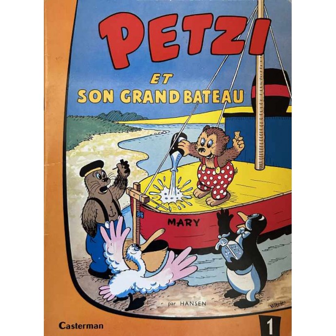 Petzi et son grand bateau n°1 - 1963 - 1