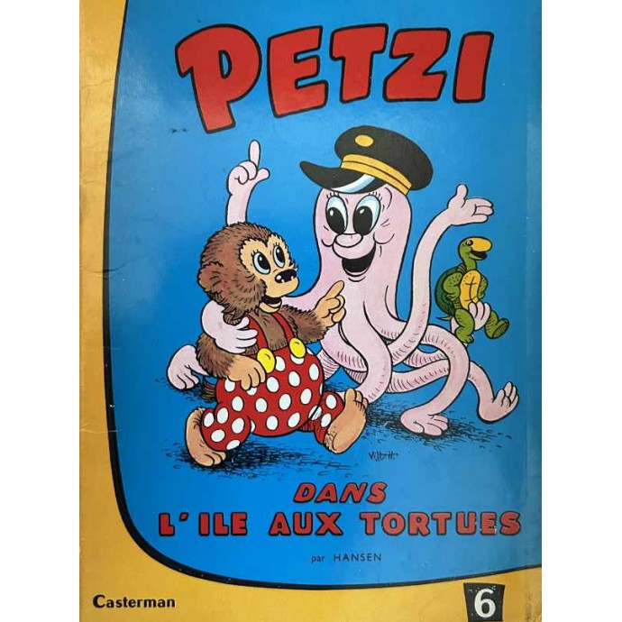 Petzi dans l'île aux tortues n°6 - 1964 - 1