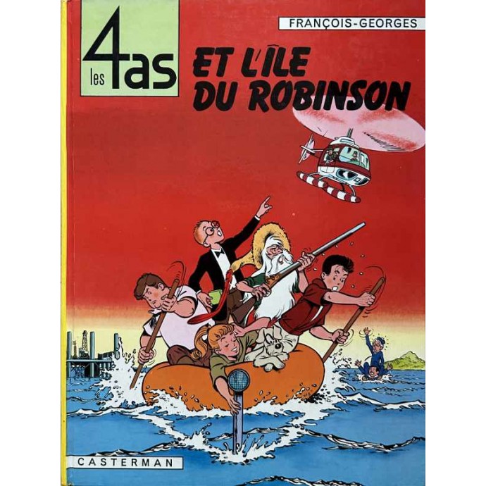 Les 4 as et l'île du Robinson - n°9 - EO 1970 - 1