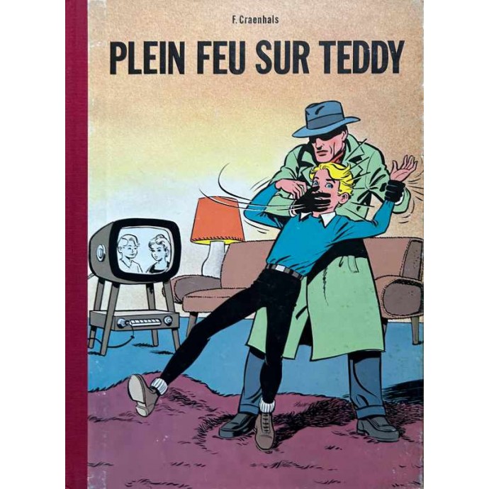 Pom et Teddy - Plein feu sur Teddy - TL 1984 signé + Dédicace Craenhals - 1