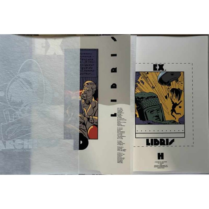 Jacobs - 2 Portfolios Ex-Libris Blake et Mortimer Archives internationales A et B - TL 1991 - 3