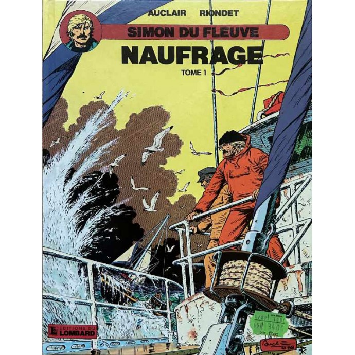 Simon du Fleuve - 8. Naufrage 1 - EO 1989 - 1
