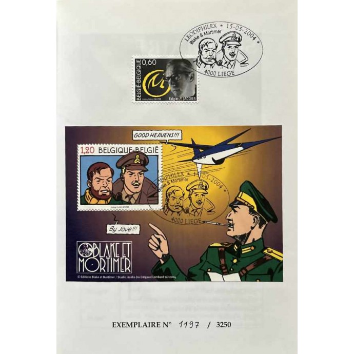 Jacobs - La Marque du siècle - TL 2004 + timbres - 2