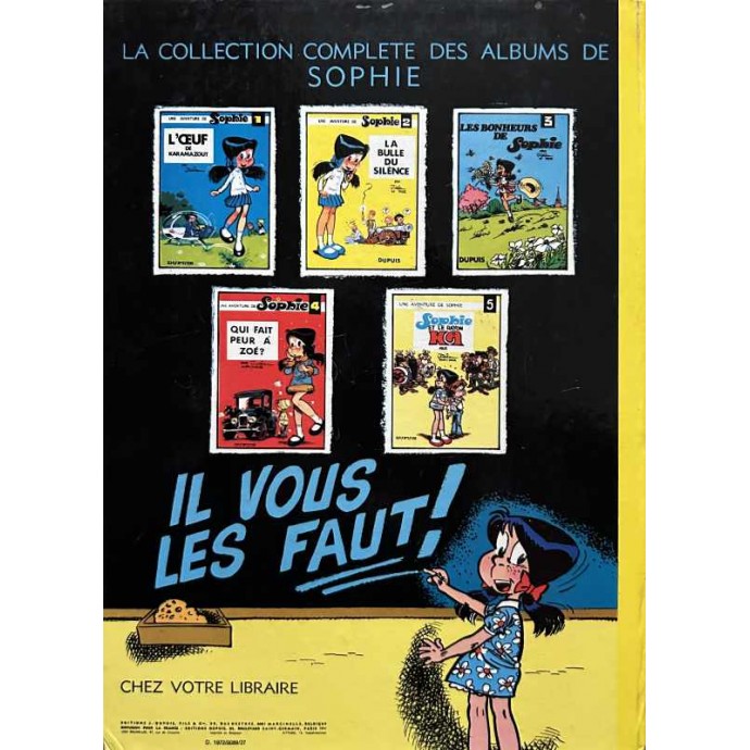 Sophie - 6. La maison d'en face - EO 1972 - 2