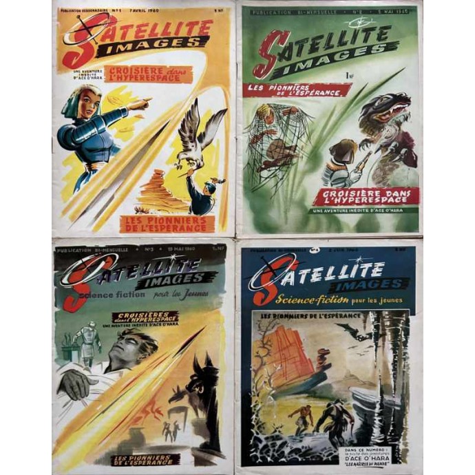 Satellite Images - Revues BD - Série complète T1 à T4 - EO 1960 - 1