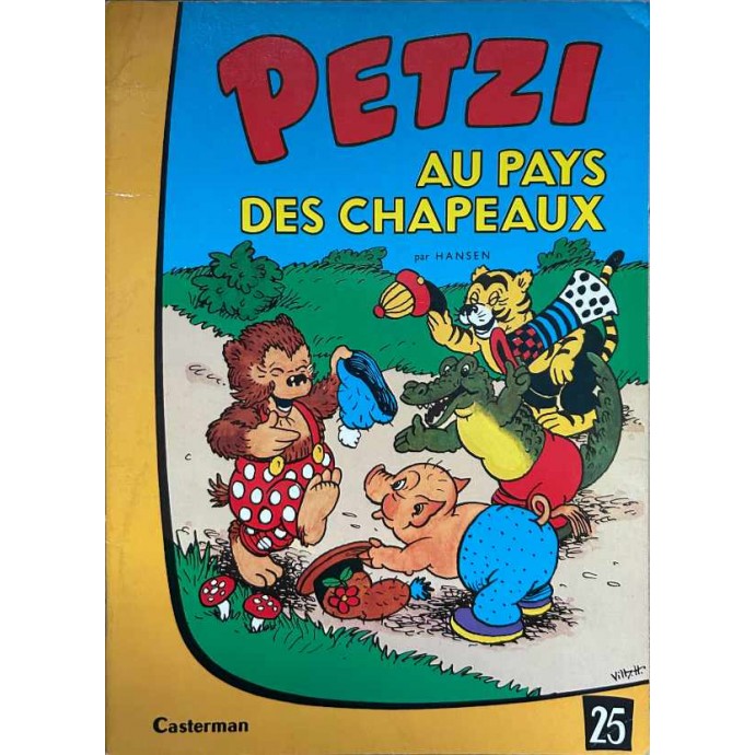 Petzi au pays des chapeaux n°25 - EO 1977 - 1