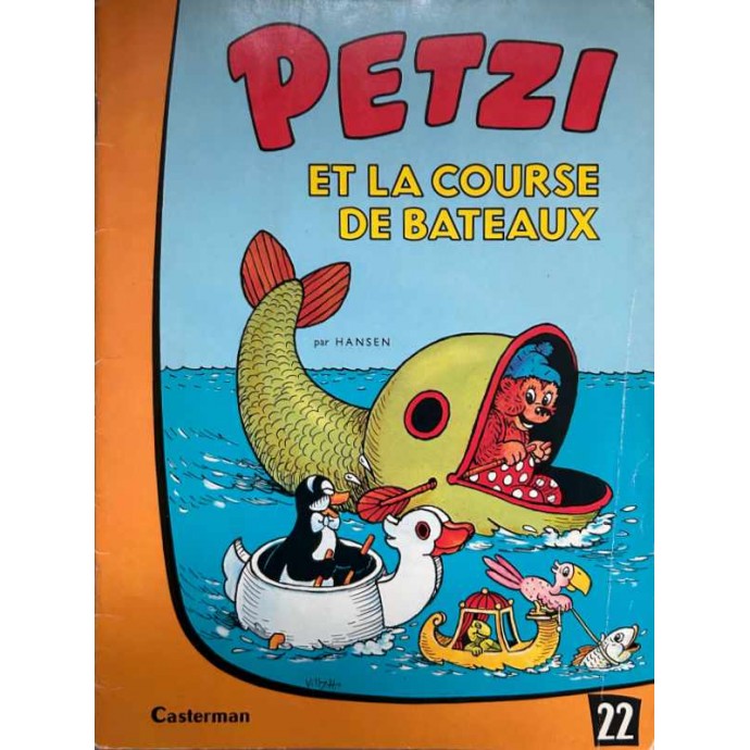 Petzi et la course de bateaux n°22 - EO 1974 - 1