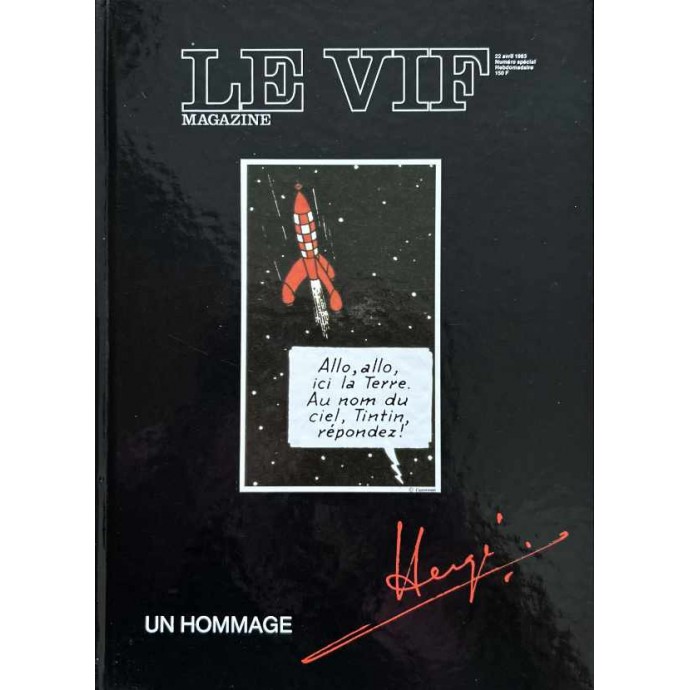 Le Vif - Un hommage à Hergé - TL 1983 numéroté - 1