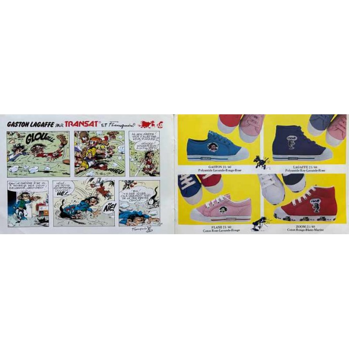 Gaston - Lagaffe chez Transat - Pub Transat- 1982 - 3
