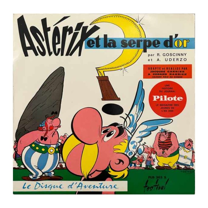 Astérix et la Serpe d'or - Disque vinyle 25 cm -1962 - 1