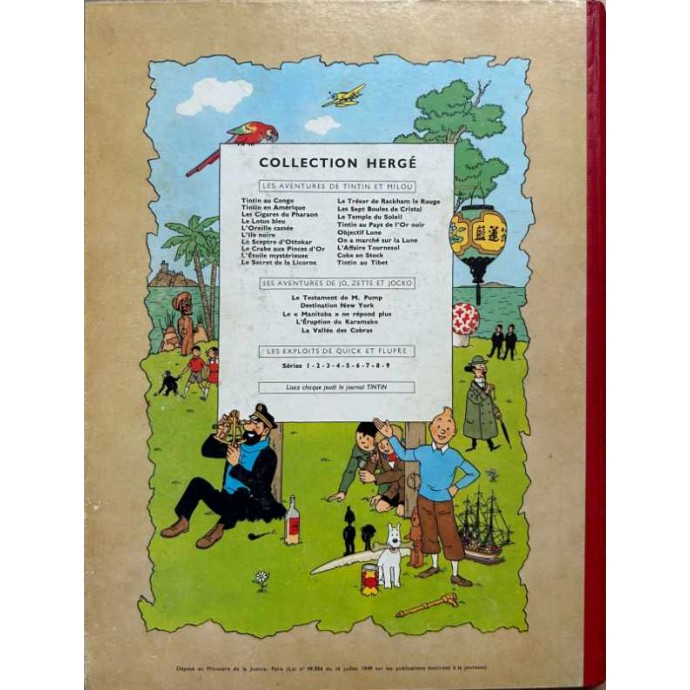 Tintin - Le Sceptre d'Ottokar - B29 1960 - 2