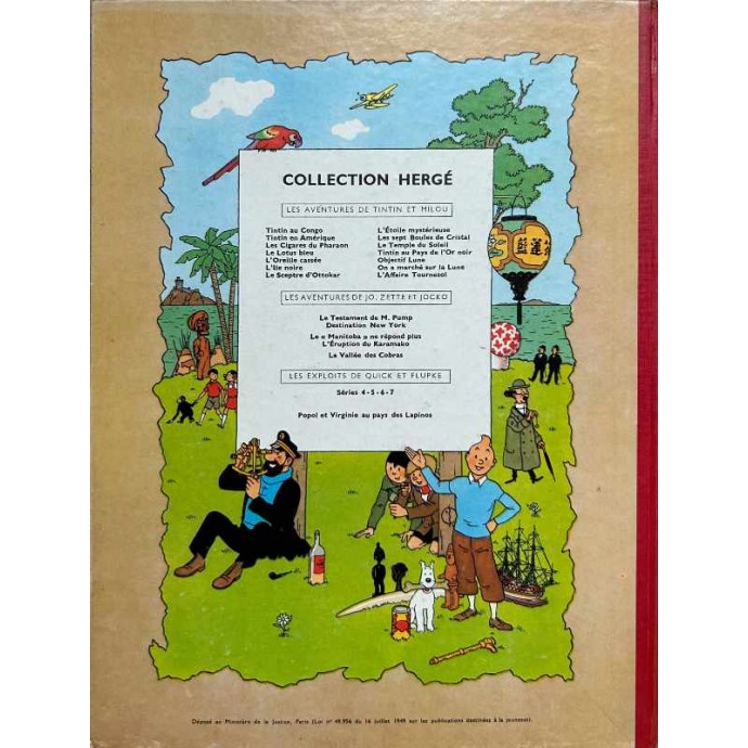 Tintin en Amérique - B21bis 1957 - 2