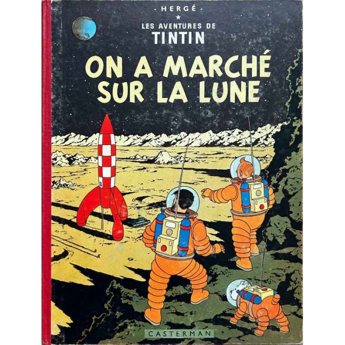 Tintin - On a marché sur la lune - B30 1962 - 1