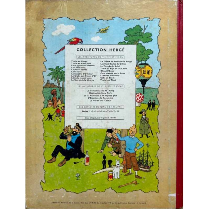 Tintin - On a marché sur la lune - B30 1962 - 2