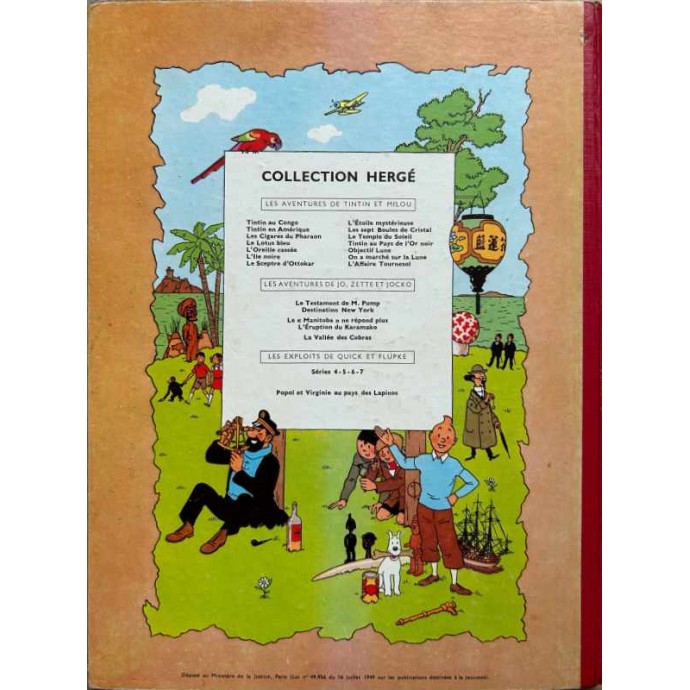 Tintin - Objectif Lune - B21bis 1957 - 2