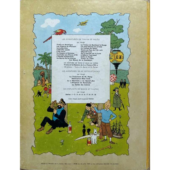 Tintin - Les Bijoux de la Castafiore - EOB 1963 B34 - 2