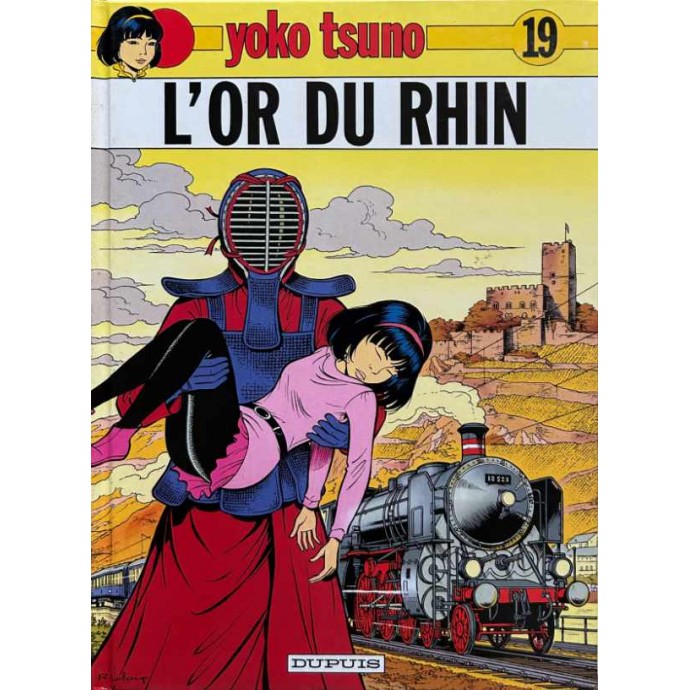 Yoko Tsuno - 19. L'or du Rhin - EO 1993 + ex libris avec timbre - 1