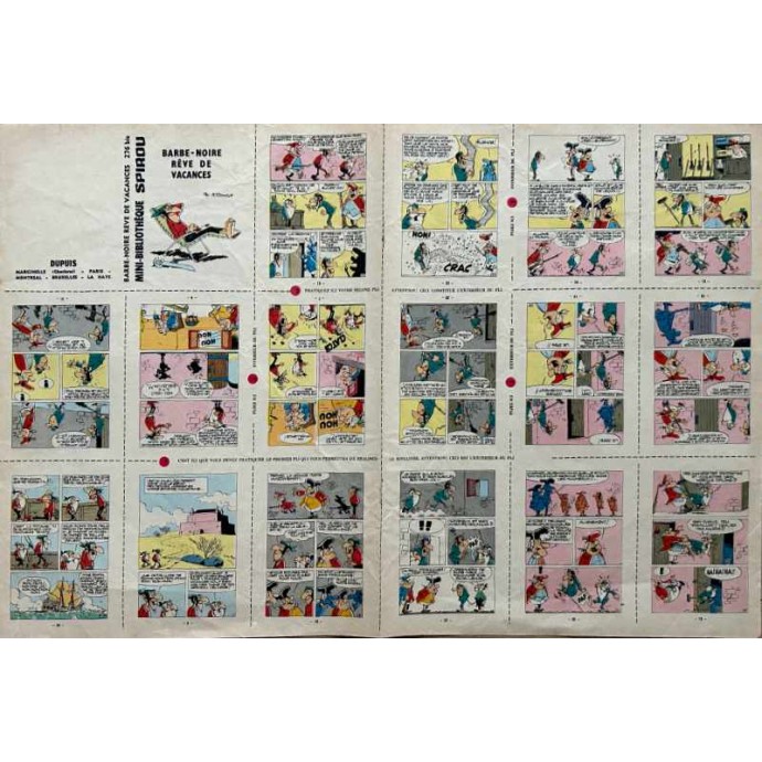 Barbe-noire rêve de vacances - Mini Bibliothèque Spirou - EO 1965 - 1