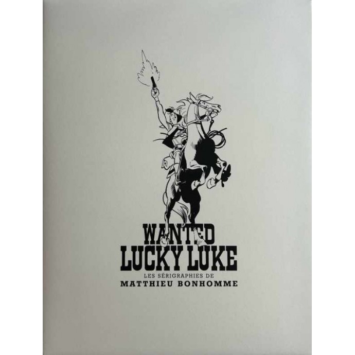 Lucky Luke - Wanted Lucky Luke - TT 2021 + livret + 4 sérigraphies + poster - BlackandWhite - 7