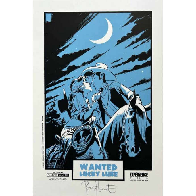 Lucky Luke - Wanted Lucky Luke - TT 2021 + livret + 4 sérigraphies + poster - BlackandWhite - 6
