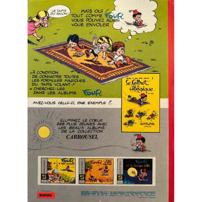 Foufi et le tapis merveilleux - EO 1968 - 2