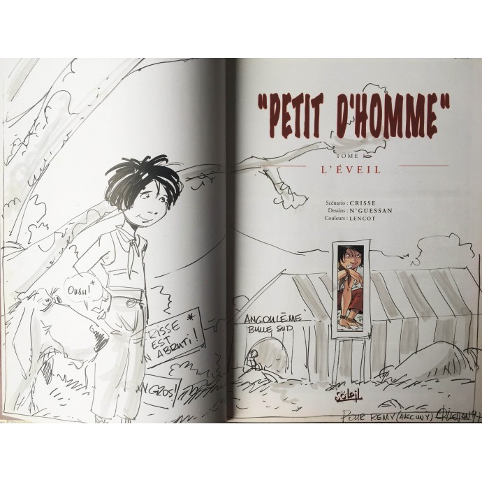 Petit d'Homme - L'éveil - EO 1996 + Dédicace - 2