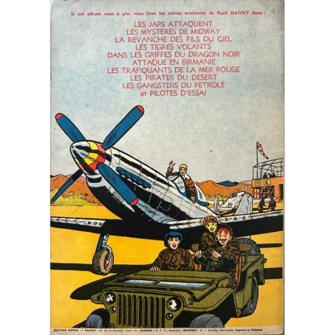 Buck Danny - 11. Ciel de Corée - EO 1954 TTBE - 2