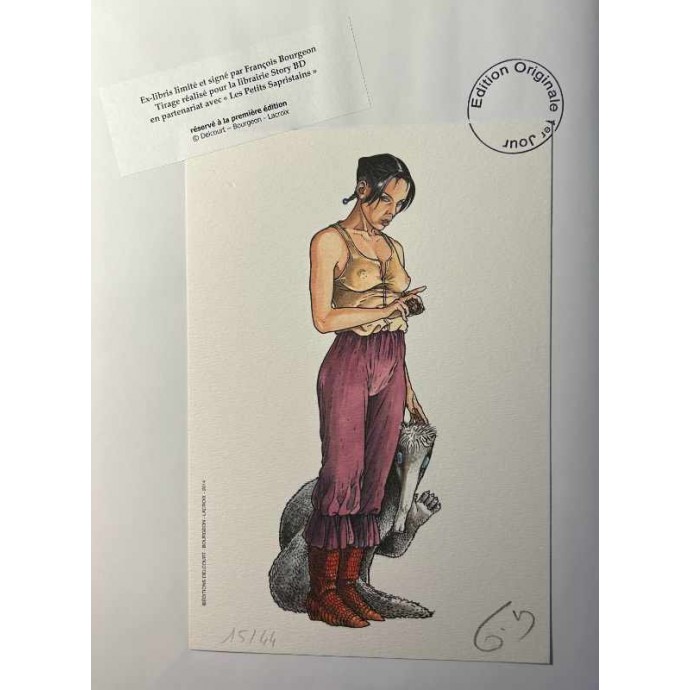 Cycle de Cyann - 6. Les Aubes douces d'Aldalarann - TL EO 2014 + ex-libris 1er jour - 2