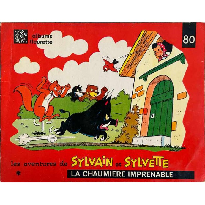 Sylvain et Sylvette - n°80 La chaumière imprenable - 1ère série 1966 - 1
