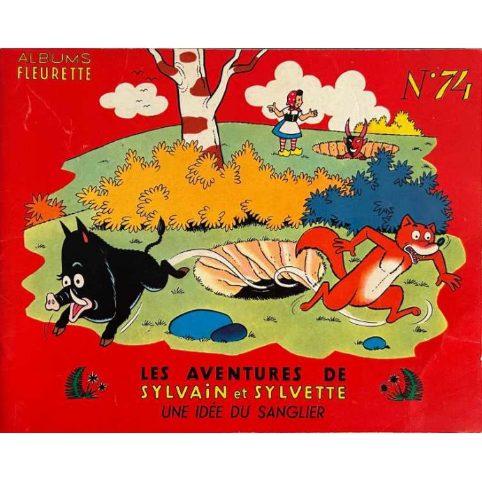 Sylvain et Sylvette - n°74 Une idée de sanglier - 1ère série 1965 - 1