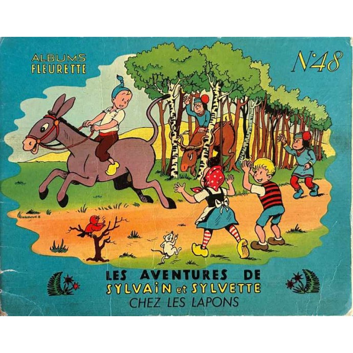 Sylvain et Sylvette - n° 48 Sylvain et Sylvette chez les lapons - 1ère série 1962 - 1