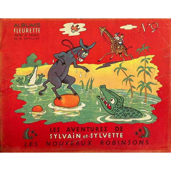 Sylvain et Sylvette - n°9 Les nouveaux Robinsons - 1ère série 1955 - 1
