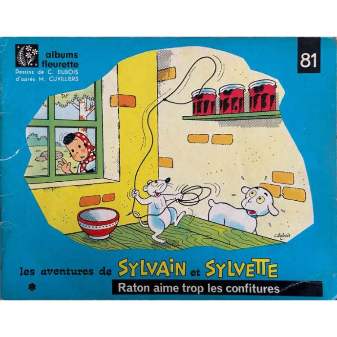 Sylvain et Sylvette - n°81 Raton aime trop les confitures - 1ère série 1966 - 1