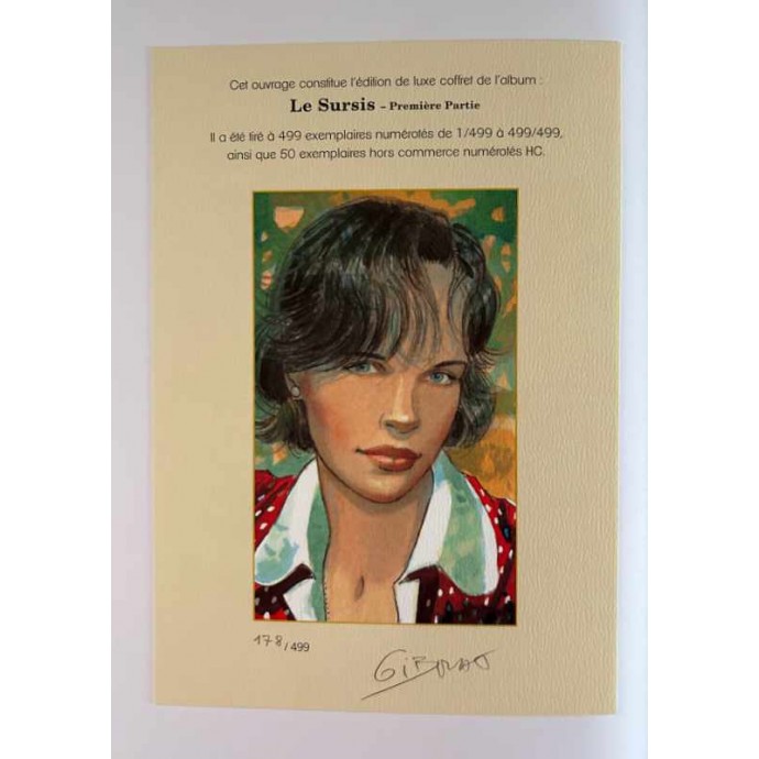Gibrat - Le Sursis - Première partie en coffret + Ex-libris - TL 2013 signé - 3