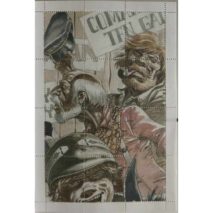 Hermann - Inside - TL 1995 + planche de timbres - 2