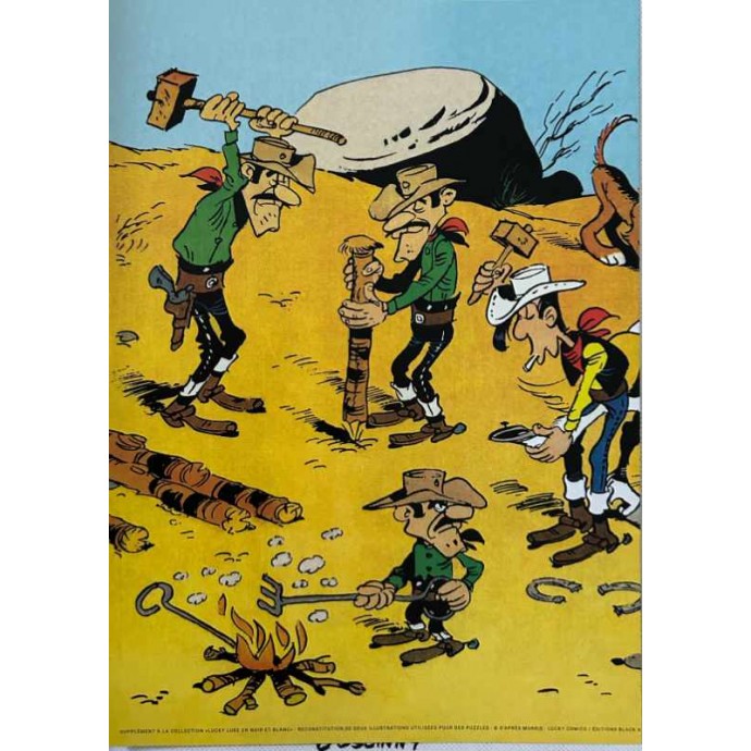 Lucky Luke - Billy the Kid - TL 2024 + Timbres + poster + ex-libris - BlackandWhite - 5