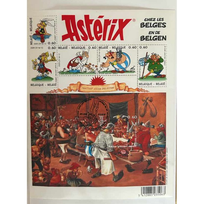 Astérix - ils sont timbrés ces Gaulois! - "Version Luxe" - TT 2005 + timbres - 2