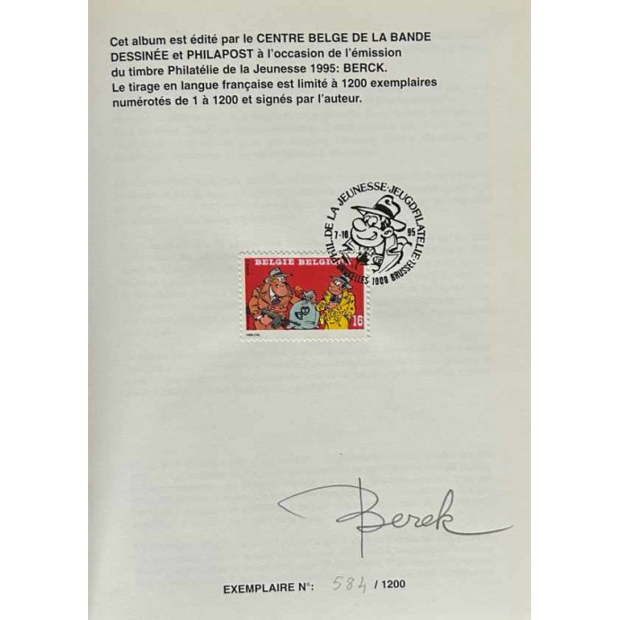 Sammy - Berck s'y colle- TL 1995 + timbre - 2