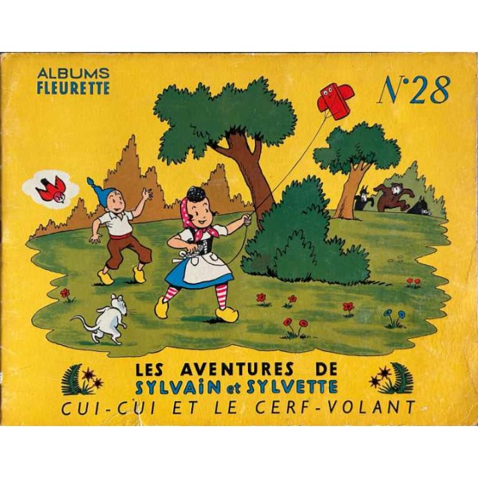 Sylvain et Sylvette - n°28 Cui-Cui et le cerf-volant - 1ère série 1959 - 1