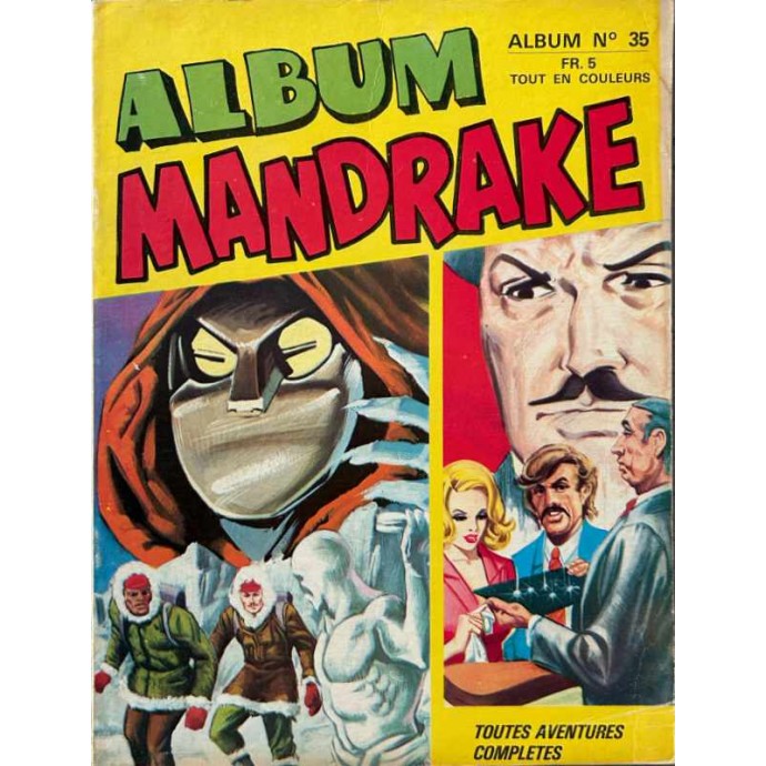 Mandrake - Recueil - Album n°35 - 1ère série - Remparts - 1972 - 1
