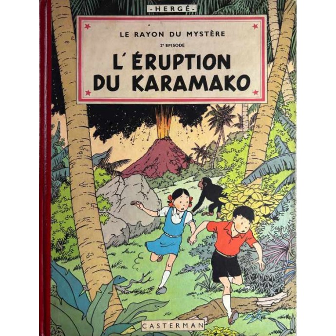 Jo, Zette et Jocko - L'Éruption du Karamako - EO 1952 B6 - 1