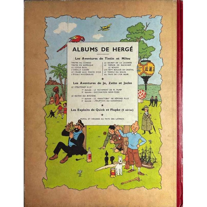 Jo, Zette et Jocko - L'Éruption du Karamako - EO 1952 B6 - 2